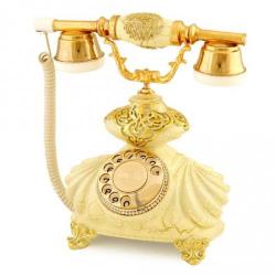 İtalyan Burmalı Şampanya Varaklı Telefon