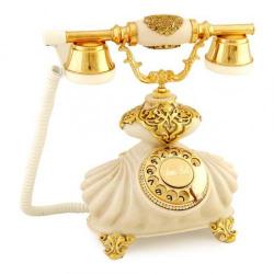 İtalyan Burmalı Kemik Varaklı Telefon