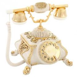 Osmanlı Kemik Varaklı Swarovski Taşlı Telefon