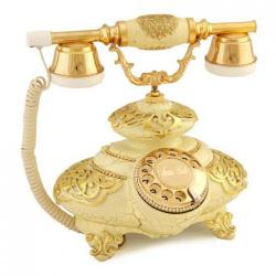 İtalyan Tombul Şampanya Varaklı Telefon