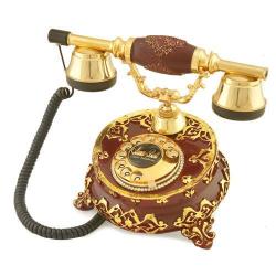Villa Antik Ayaklı Bordo Varaklı Telefon