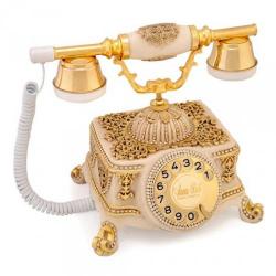 Şato Kemik Varaklı Swarovski Taşlı Telefon