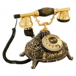 Ufo Siyah Varaklı Swarovski Taşlı Telefon