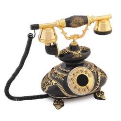 İtalyan Siyah Swarovski Taşlı Telefon
