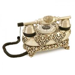 İtalyan Yatık Varaklı Gümüş Telefon
