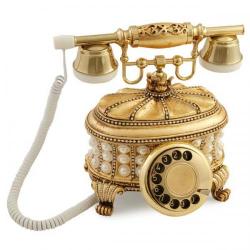 Gondol İncili Altın Varaklı Telefon