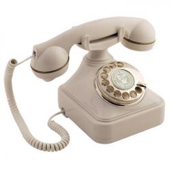 Anna Bell Kemik Çevirmeli Klasik Telefon