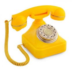 Anna Bell Sarı Tuşlu Klasik Telefon