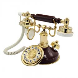 Otel Tipi Bordo Klasik Telefon
